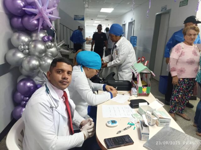 Despistaje de hipertensión arterial y glicemia.