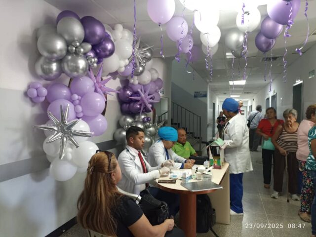 Despistaje de hipertensión arterial y glicemia.